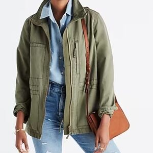 Madewell Fleet Jacket Green Miltary.